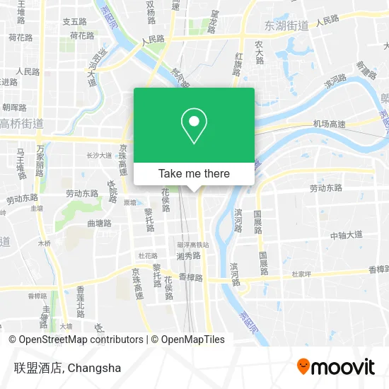 联盟酒店 map