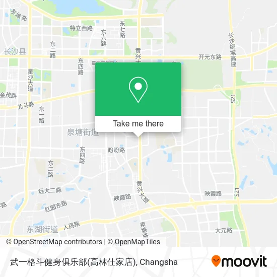 武一格斗健身俱乐部(高林仕家店) map