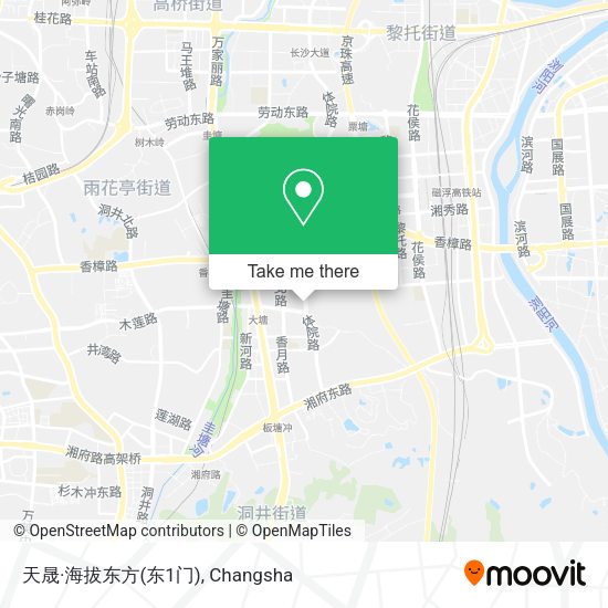 天晟·海拔东方(东1门) map