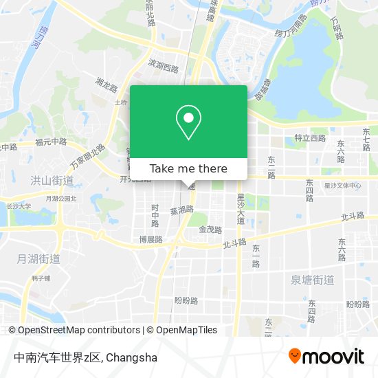 中南汽车世界z区 map