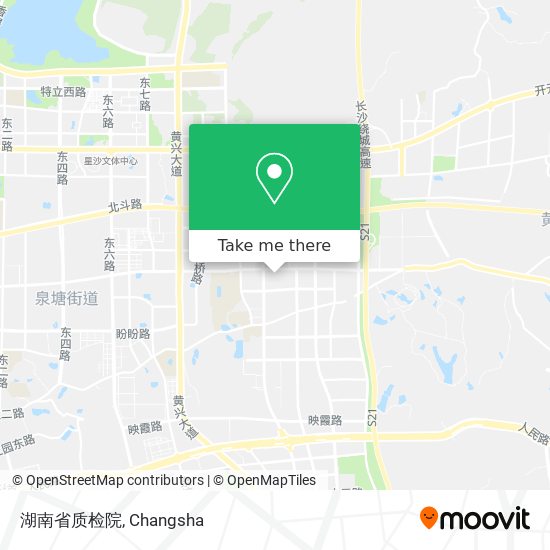 湖南省质检院 map