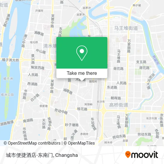 城市便捷酒店-东南门 map