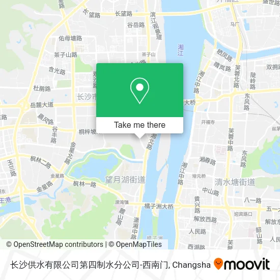 长沙供水有限公司第四制水分公司-西南门 map