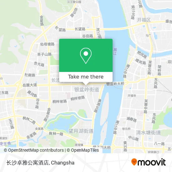 长沙卓雅公寓酒店 map