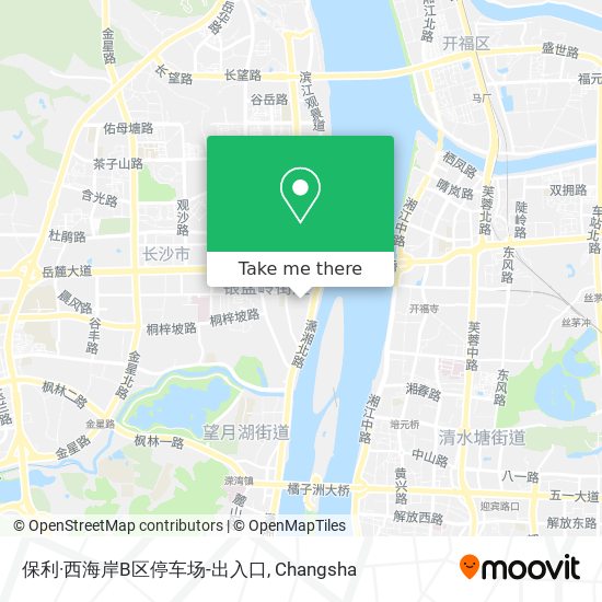 保利·西海岸B区停车场-出入口 map