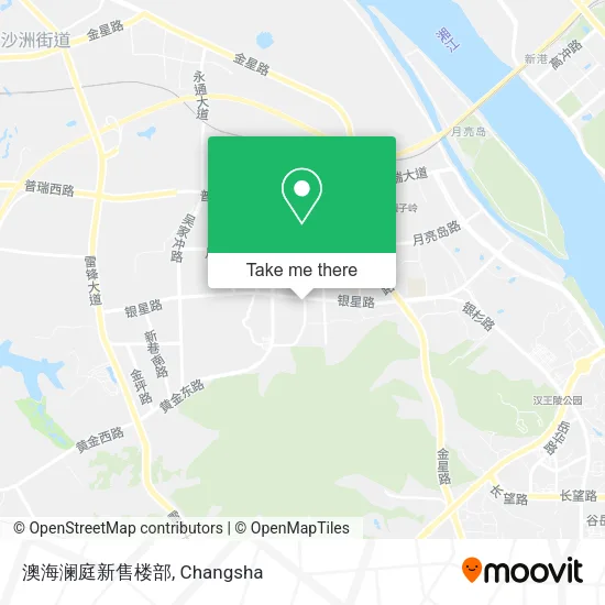澳海澜庭新售楼部 map