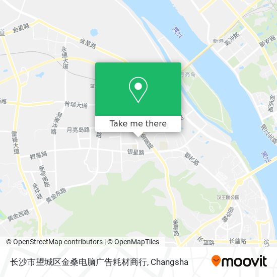 长沙市望城区金桑电脑广告耗材商行 map