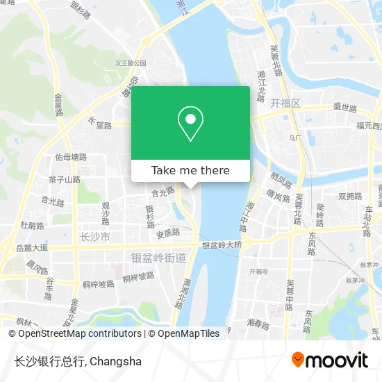 长沙银行总行 map
