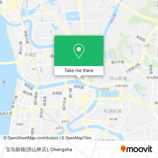 宝岛眼镜(洪山桥店) map