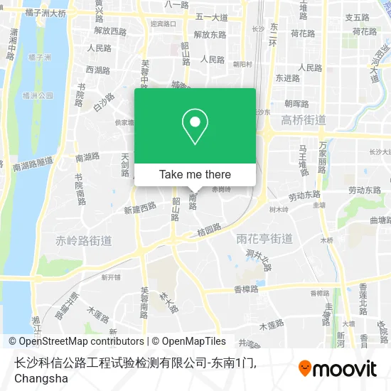 长沙科信公路工程试验检测有限公司-东南1门 map