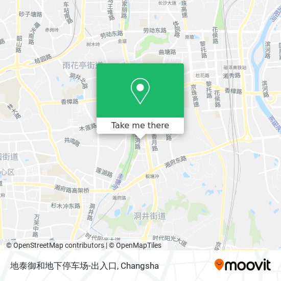 地泰御和地下停车场-出入口 map