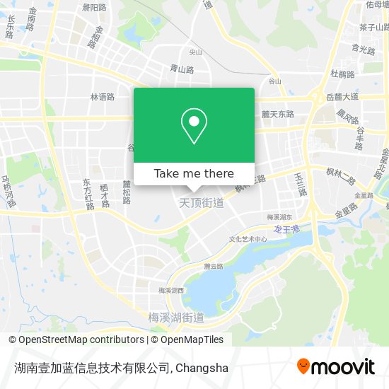 湖南壹加蓝信息技术有限公司 map