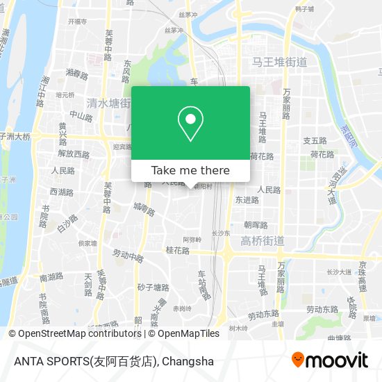 ANTA SPORTS(友阿百货店) map