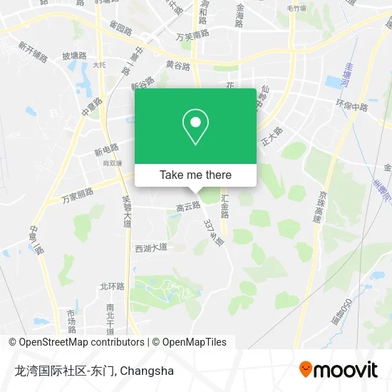 龙湾国际社区-东门 map