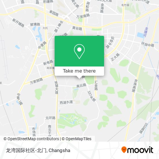 龙湾国际社区-北门 map