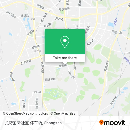 龙湾国际社区-停车场 map