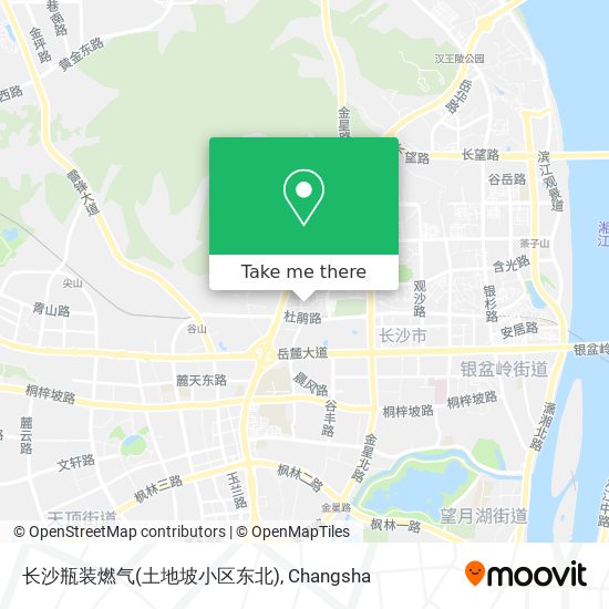 长沙瓶装燃气(土地坡小区东北) map