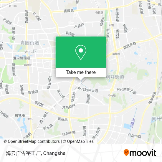 海云广告字工厂 map