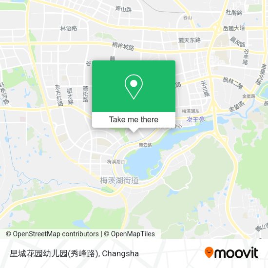 星城花园幼儿园(秀峰路) map