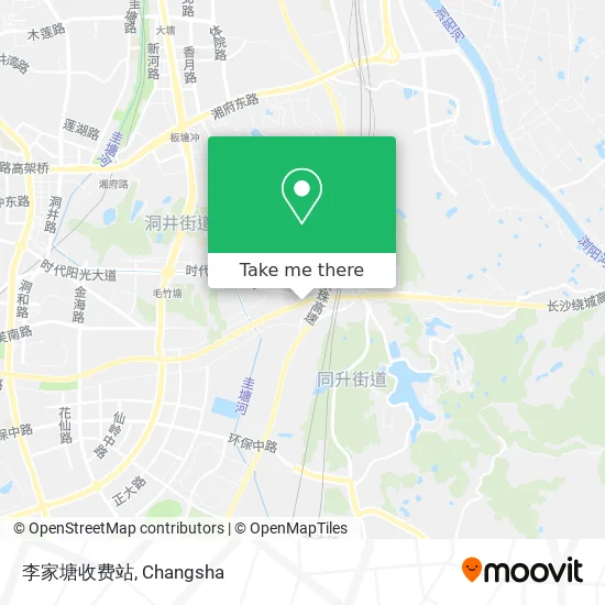 李家塘收费站 map