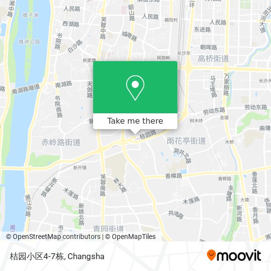 桔园小区4-7栋 map
