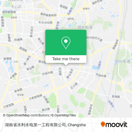 湖南省水利水电第一工程有限公司 map