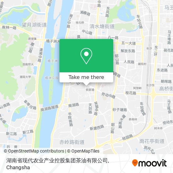 湖南省现代农业产业控股集团茶油有限公司 map