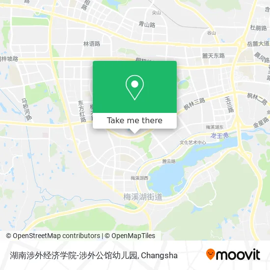 湖南涉外经济学院-涉外公馆幼儿园 map