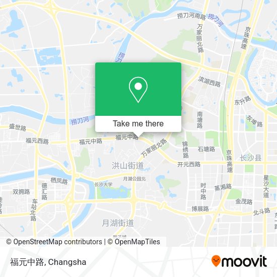 福元中路 map