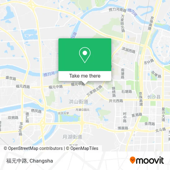 福元中路 map
