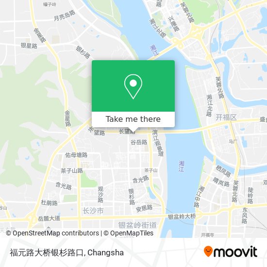 福元路大桥银杉路口 map