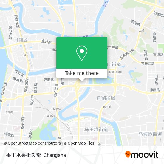 果王水果批发部 map