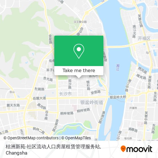 桔洲新苑-社区流动人口房屋租赁管理服务站 map
