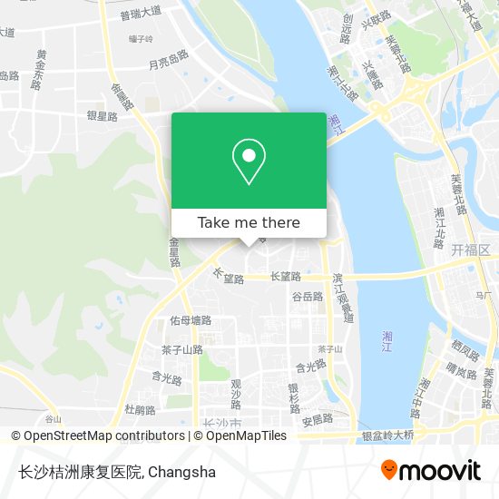 长沙桔洲康复医院 map