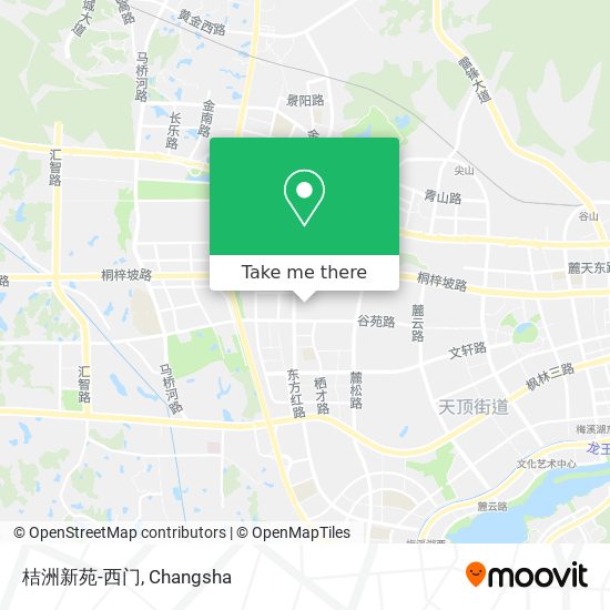 桔洲新苑-西门 map