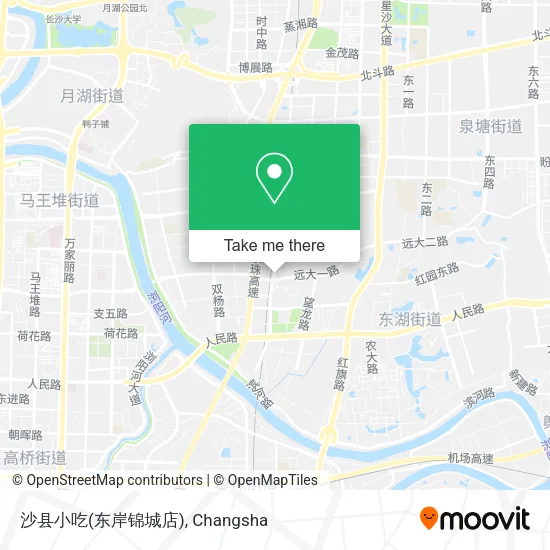沙县小吃(东岸锦城店) map
