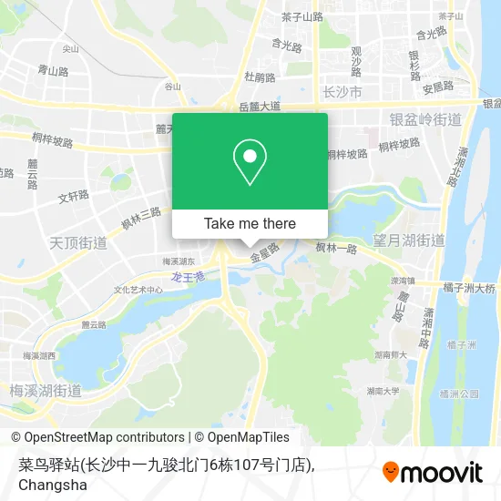 菜鸟驿站(长沙中一九骏北门6栋107号门店) map