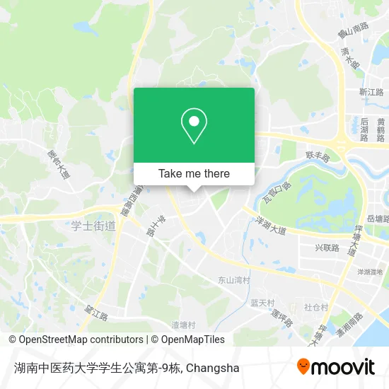 湖南中医药大学学生公寓第-9栋 map