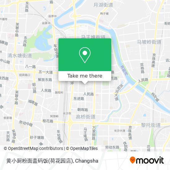 黄小厨粉面盖码饭(荷花园店) map