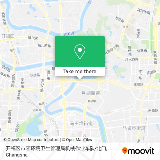 开福区市容环境卫生管理局机械作业车队-北门 map