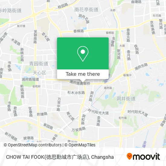 CHOW TAI FOOK(德思勤城市广场店) map