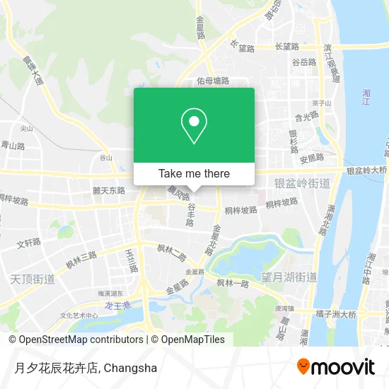 月夕花辰花卉店 map