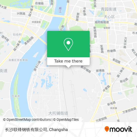 长沙联锋钢铁有限公司 map