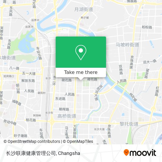 长沙联康健康管理公司 map