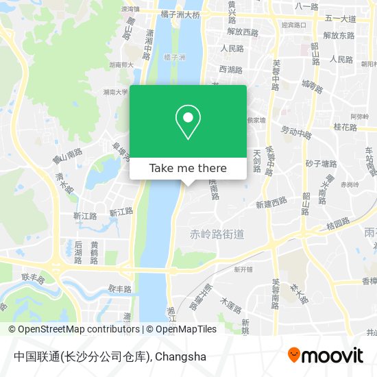 中国联通(长沙分公司仓库) map
