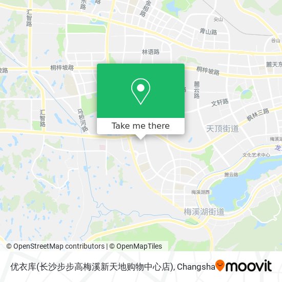 优衣库(长沙步步高梅溪新天地购物中心店) map