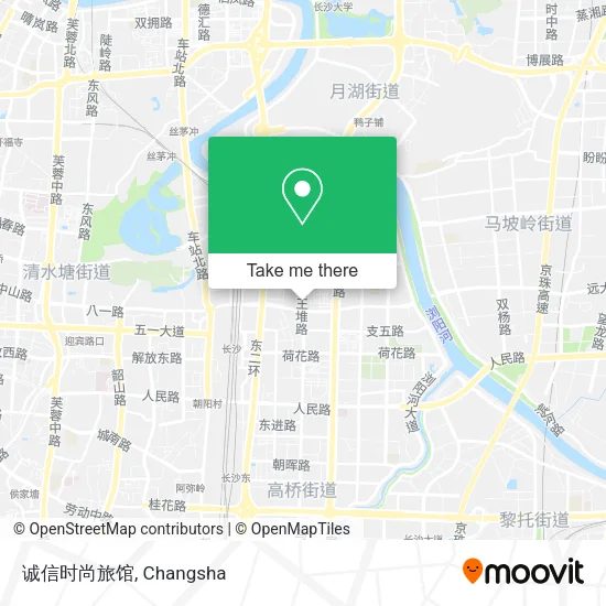 诚信时尚旅馆 map