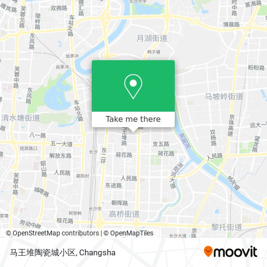 马王堆陶瓷城小区 map
