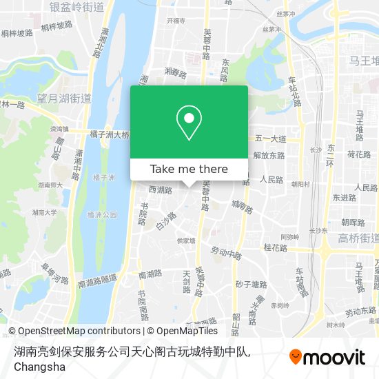 湖南亮剑保安服务公司天心阁古玩城特勤中队 map