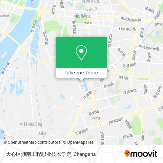 天心区湖南工程职业技术学院 map
